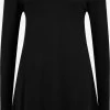 OXMO Mini Jurken Jurk Winala Dames Zwart