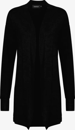 OXMO Vesten Gebreid Vest Oxkat Dames Zwart