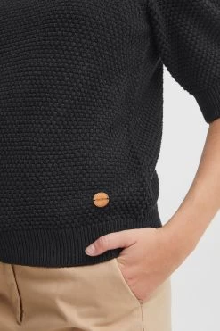 OXMO Truien Trui Dames Zwart -Oxmo Winkel f1acda150ac2f2d1dd09246b79758d59