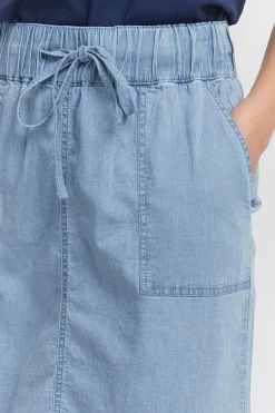 OXMO Mini Rokken Rok Lille Dames Blauw -Oxmo Winkel f3388407251db90f3659fc5db51f82e6