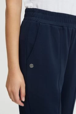 OXMO Pantalons Loosefit Broek OXPEARL Dames Blauw -Oxmo Winkel f5be65e9312cd8983a837b61382a1986