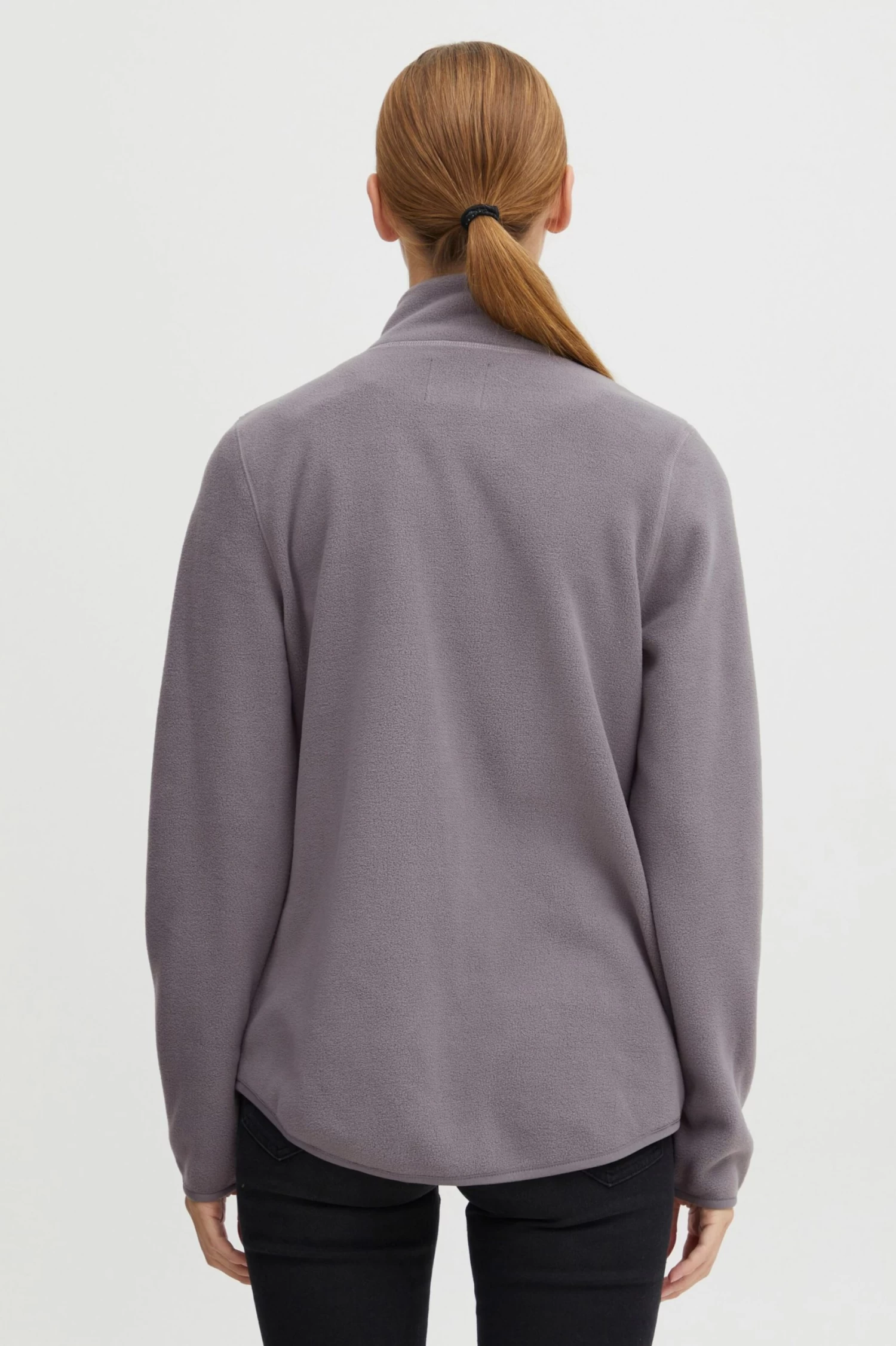 OXMO Sweatvesten Sweatvest Nymfe Dames Grijs 5 OXMO Sweatvesten Sweatvest Nymfe Dames Grijs - Afbeelding 3