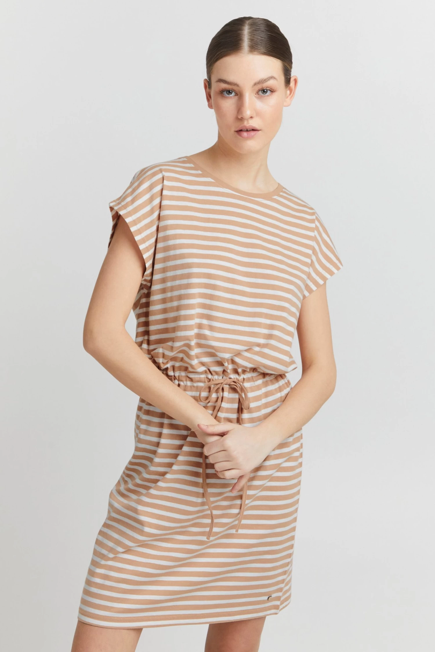 OXMO Mini Jurken Jurk Stilla Dames Rosa 4 OXMO Mini Jurken Jurk Stilla Dames Rosa - Afbeelding 2