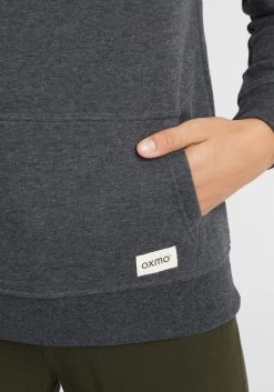 OXMO Hoodies Sweatshirt Owena Dames Grijs -Oxmo Winkel f84654fe198dcb2c693001f82e4863bc