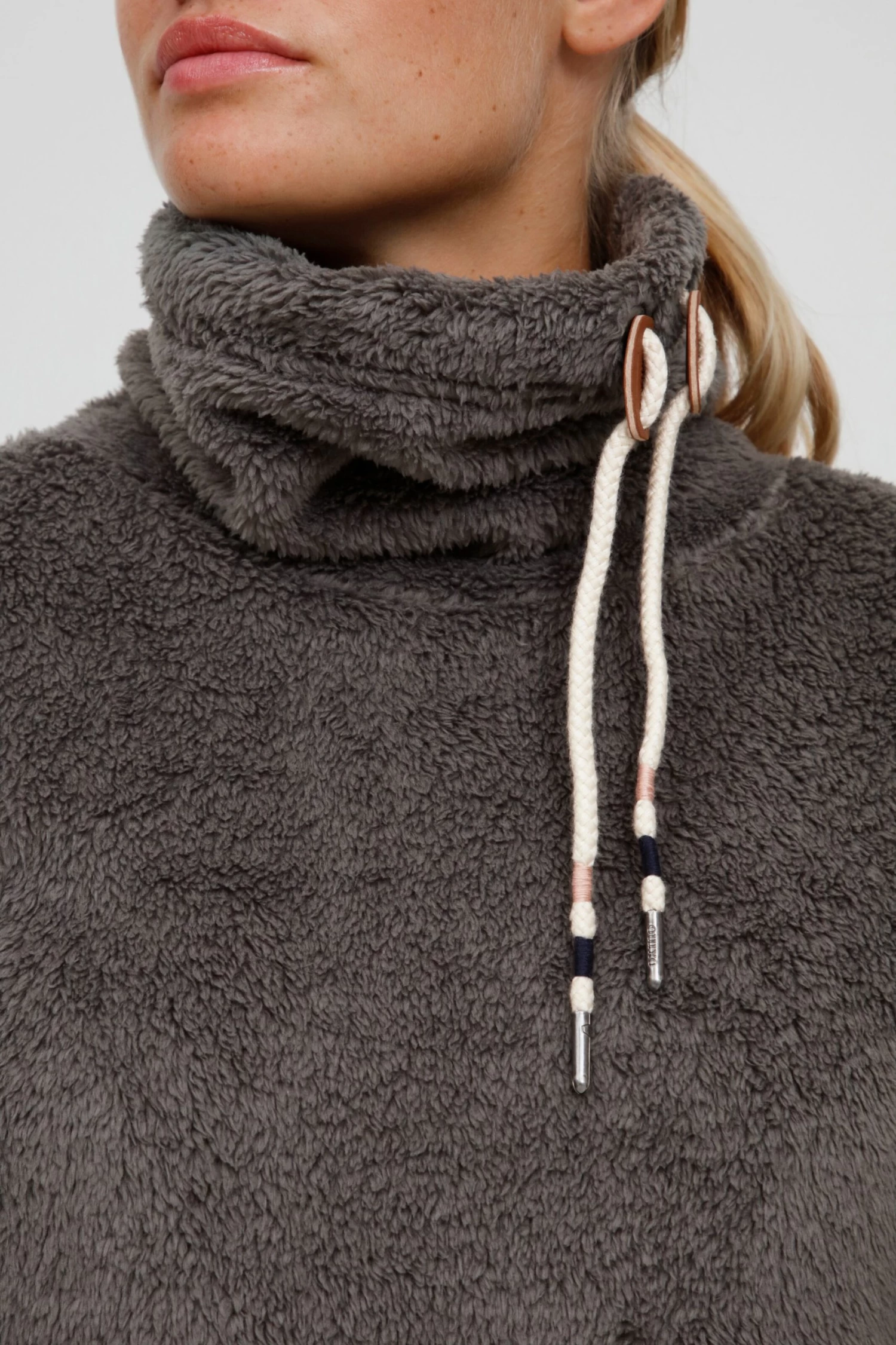 OXMO Truien Trui ANNIKI Dames Grijs 7 OXMO Truien Trui ANNIKI Dames Grijs - Afbeelding 5