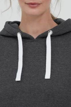 OXMO Hoodies Trui Olive Dames Donkergrijs -Oxmo Winkel fa53e2ce70bbb1c5f39f4d5728eb4224