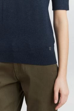 OXMO Truien Trui Helin Dames Donkerblauw -Oxmo Winkel faba418d3d0cca0980603c74983a41d0