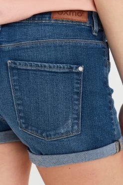 OXMO Denim Shorts Regular Jeans ANDREJA Dames Blauw -Oxmo Winkel fb04765c13ffed9920bc78cd6d80bb51