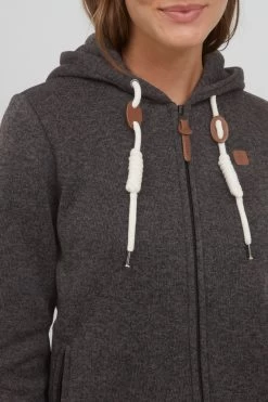 OXMO Sweatvesten Sweatvest Thory Dames Donkergrijs / Grijs Gemêleerd -Oxmo Winkel fcfe5f85fb81321f9c16c4aa92dfdc5d