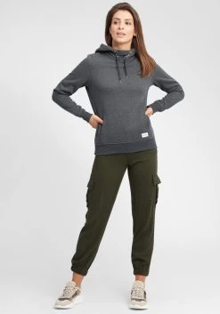 OXMO Hoodies Sweatshirt Owena Dames Grijs -Oxmo Winkel fe416fd5c907d85573dc2e43fbed5d0c