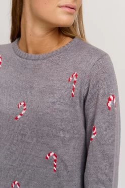 OXMO Truien Trui Christel Dames Grijs Gemêleerd -Oxmo Winkel ff2e98d9dc89aad354d8f68f60dbb37c