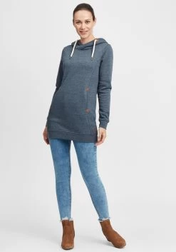 OXMO Hoodies Sweatshirt Vicky Dames Blauw -Oxmo Winkel ff46546bc1572190d2e95b5298df3c38
